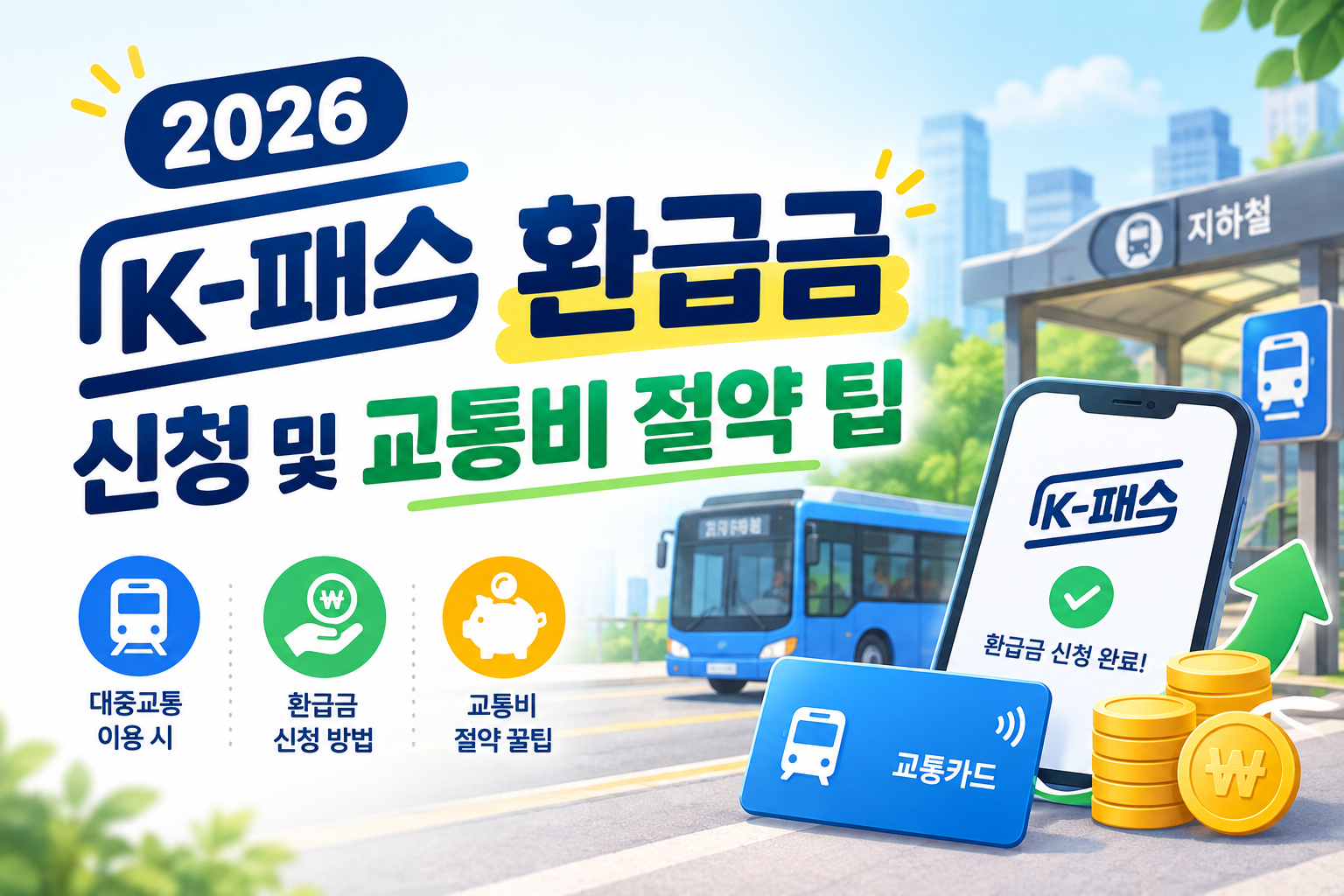 2026 k-패스 환급금 신청 및 교통비 절약 팁