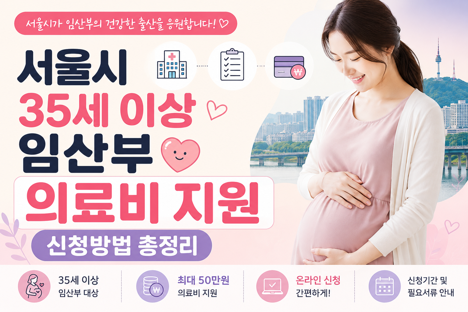 서울시 35세 이상 임산부 의료비 지원 신청방법 