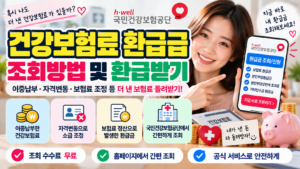 건강보험료 환급금 조회방법｜더 낸 건강보험료 돌려받기