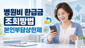 건강보험 본인부담상한액 초과금 조회방법 | 병원비 환급금 신청 전 확인 23 병원비 환급금 조회방법 본인부담상한제