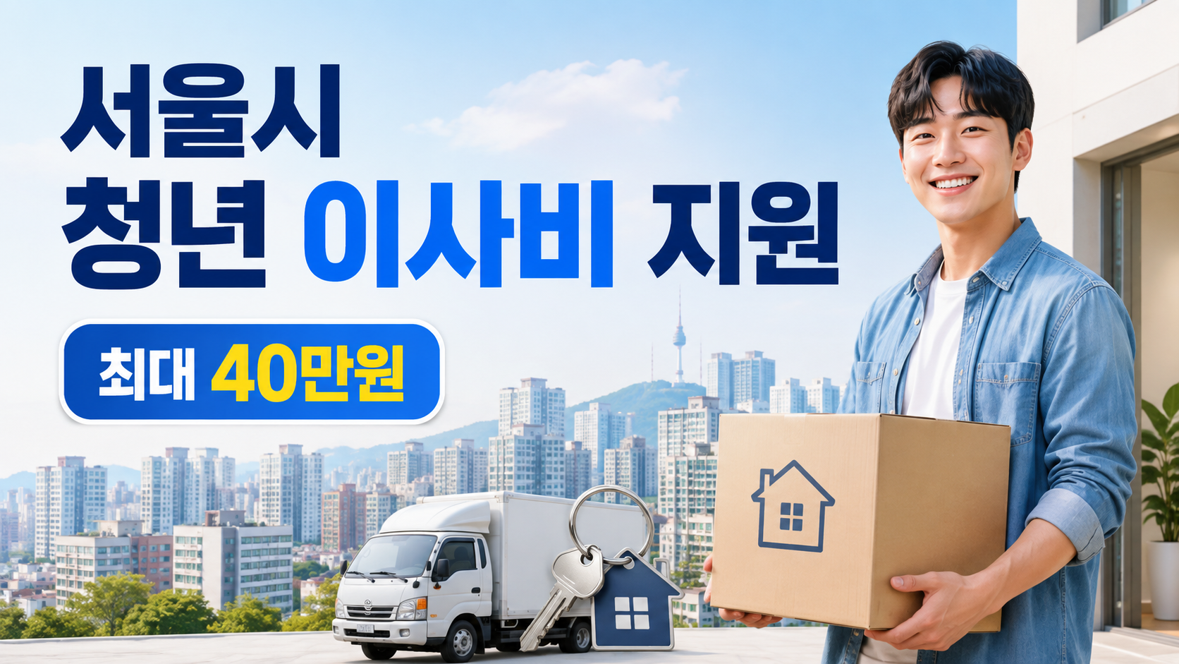 2026 서울시 청년 이사비 지원 신청조건 총정리 | 중개보수 최대 40만원 1 서울시 청년 이사비 지원