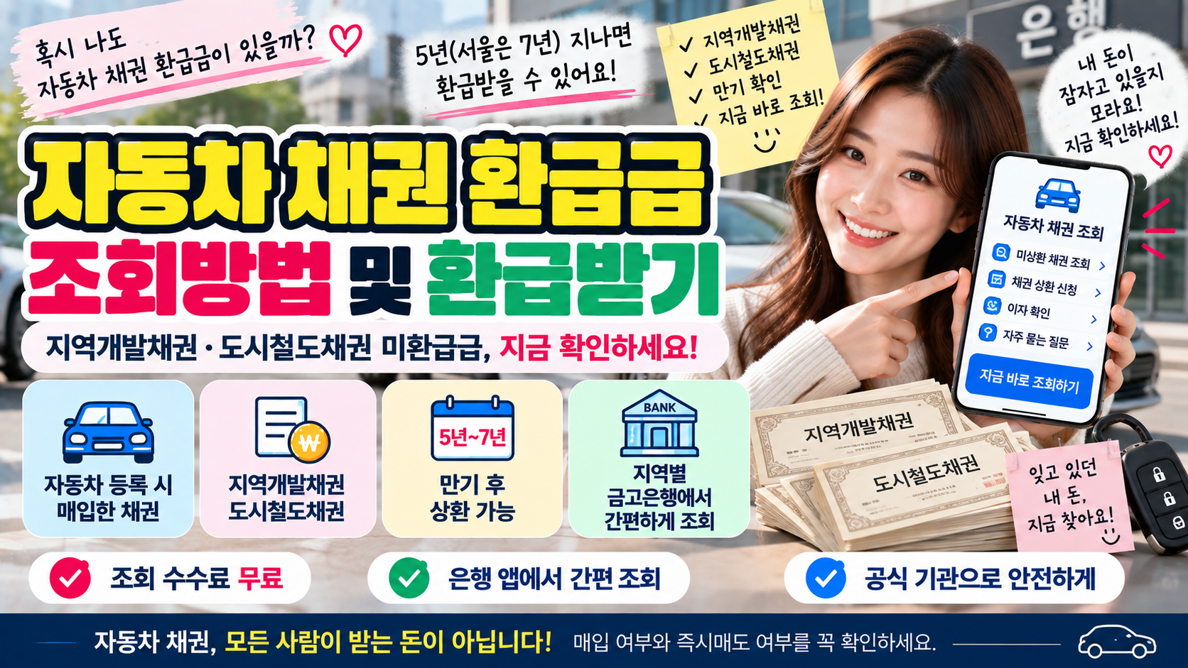 자동차 채권 환급금 조회방법|지역개발채권·도시철도채권 미환급금 찾기 1 자동차 채권 환급금 조회방법|지역개발채권·도시철도채권 미환급금 찾기